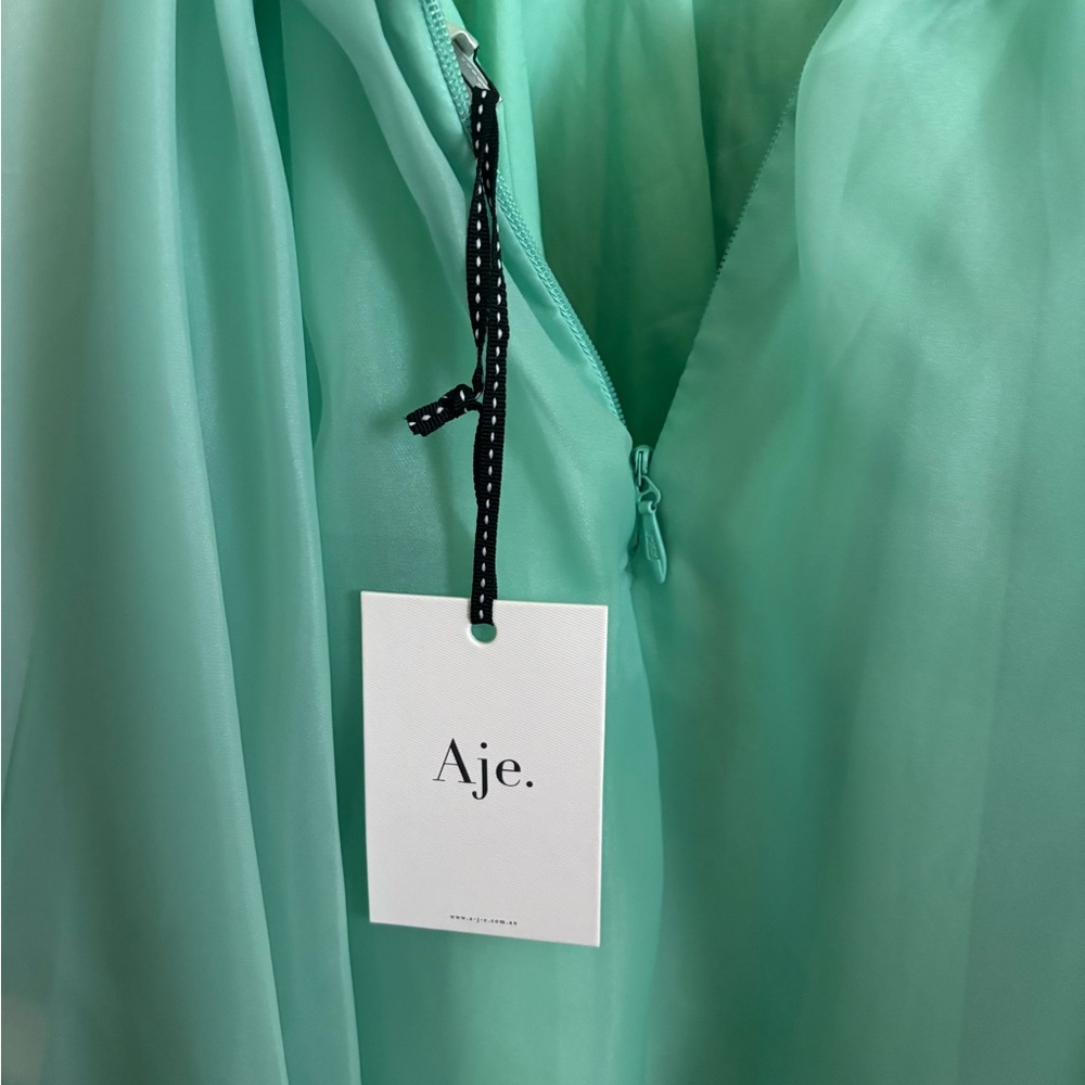 Aje Mint Green Dress with - Picture 7 of 7